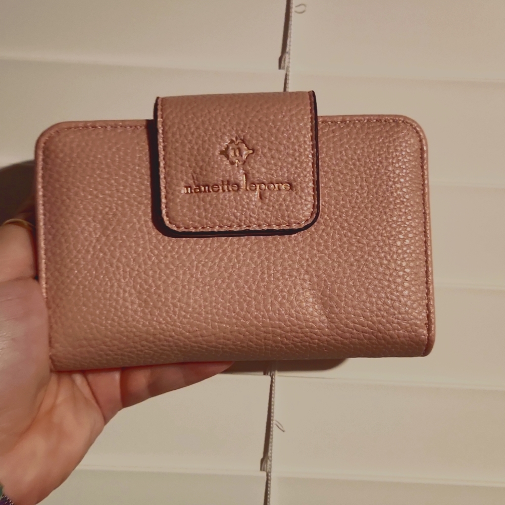 Nanette Lepore "Dirty" Pink Small Wallet Brand New Never Used No tags